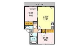 レークハイツ伊庭2間取り図面