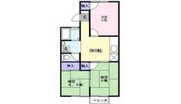 ウワトハイツＢ間取り図面