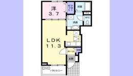 ラウレア彦根Ⅱ間取り図面