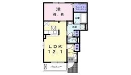 琵琶パレスⅠ間取り図面