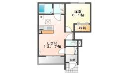 ベルグラースFUKUMITSUⅡ間取り図面
