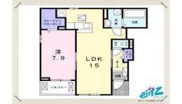 RiriaⅦ　Ⅶ間取り図面