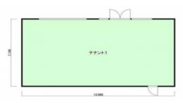 竹ヶ鼻TAテナント間取り図面