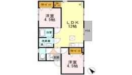 レークハイツちぼり間取り図面