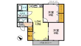 四天王ハイツⅡ間取り図面