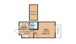 クレストコート彦富間取り図面