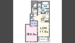 アイプレイス彦根Ⅰ間取り図面