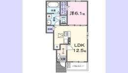 アイプレイス彦根Ⅱ間取り図面