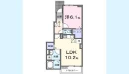 ウィズ・テール南彦根１号館間取り図面