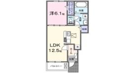 ウィズ・テール南彦根２号館間取り図面