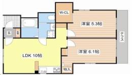 クレスト正法寺26間取り図面