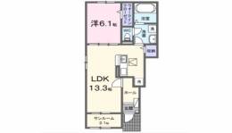 サニータウン横田 Ⅰ間取り図面