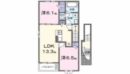 サニータウン横田 Ⅰ間取り図面
