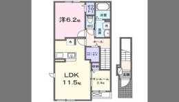 サニータウン横田Ⅱ間取り図面