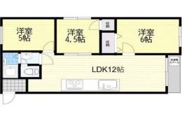 高槻第二コーポラス間取り図面