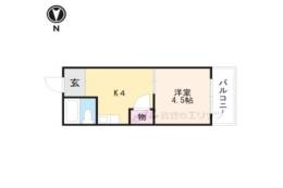 フロンティアハイツFUJIWARA間取り図面