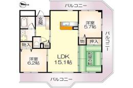 リヴェール春日間取り図面