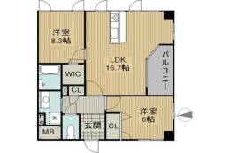 Ｅａｕ　ｄｅ　Ｖｉｅ茨木間取り図面
