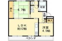 富田団地65号棟間取り図面