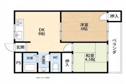 メゾン富田間取り図面