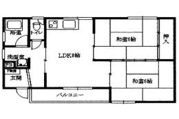 春日丘ハイツＢ棟間取り図面