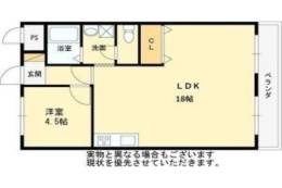 第46シマナカハイツ間取り図面