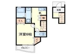 リーフジャルダン富田駅前間取り図面
