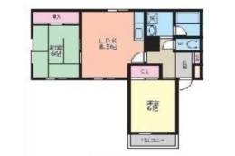 郡家シャトルマンション3号棟間取り図面