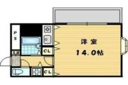 シャトレ豊津II間取り図面