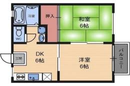 田村ハイツI間取り図面
