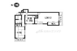 シャトー三島野間取り図面