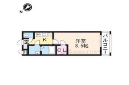 フジパレス吹田ウエストV番館間取り図面