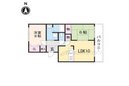 キムラハイツⅡ間取り図面