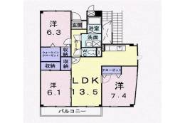 バッハヴィラ間取り図面