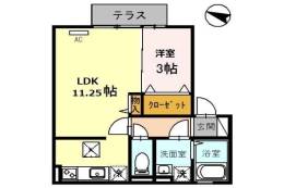 クラインガルテン　Ｂ棟間取り図面