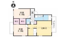 グリーンコート上牧間取り図面