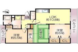 マンショングランドモナーク間取り図面