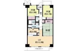 ミストラル岸部南間取り図面