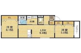 エールウッド吹田内本町間取り図面
