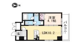 山崎マンション16高槻芥川間取り図面