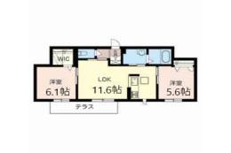 メゾン　ド　カルム如是間取り図面