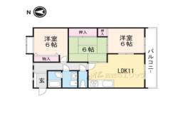 マンションサンプラザII間取り図面