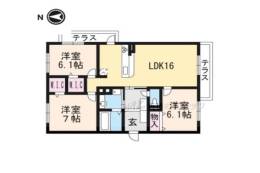 Belle Cerezo古曽部間取り図面