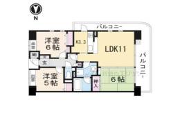 ファミール高槻フェリーク間取り図面