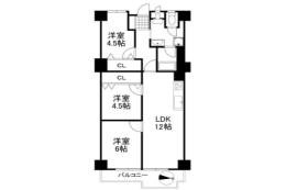 茨木グランドハイツ間取り図面