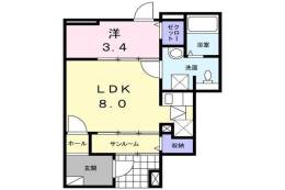 フロッグス　リープ間取り図面