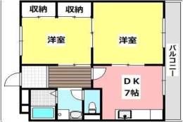富士マンション間取り図面