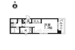 アンソレイユ茨木中津町間取り図面