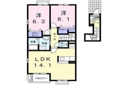 ＤＥＳＰＡＣＩＯ　Ｋ間取り図面