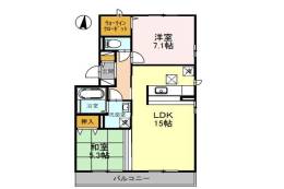 クロスロードⅡ　A棟間取り図面